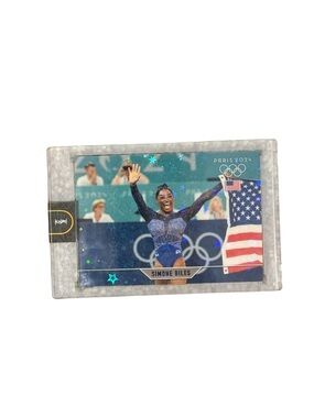 2024 Generation Next Ultra Simone Biles Paris Olympics Holographic Card #06/16